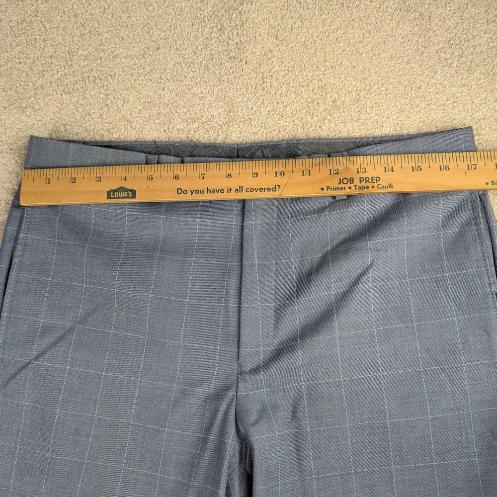 Lauren Ralph Lauren Suit Pants Mens 34x32 Gray Check Ultraflex Stretch Formal - Picture 5 of 12